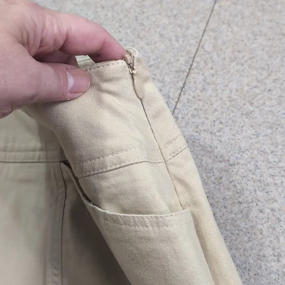 Chaus basic khaki skirt, women's size 14 - Picture 7 of 10